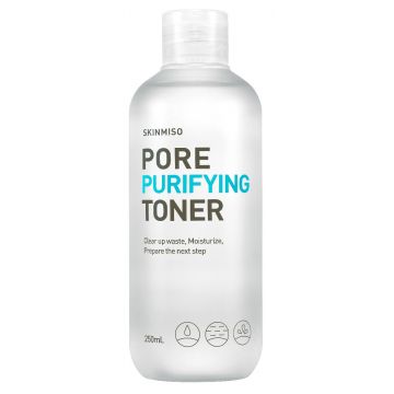 Lotiune tonica pentru pori dilatati Pore Purifying Toner, 250ml, Skinmiso