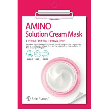 Masca de fata servetel cu Aminoacizi Skin Planet, 30g, Mijin