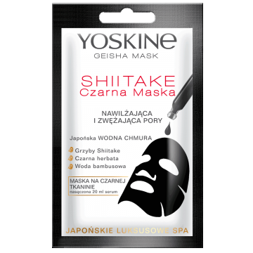 Masca de fata tip servetel hidratanta si pentru micsorarea porilor Geisha Mask, 20ml, Yoskine
