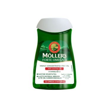 Moller's Omega 3 Forte, 112 capsule