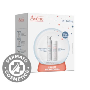 Pachet Crema de zi 30ml + Apa Termala 50ml Gratuit A-Oxitive, Avene