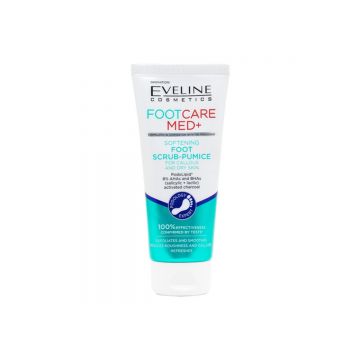 Scrub pentru picioare Foot Care Med+, 100ml, Eveline Cosmetics