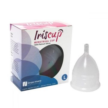 Cupa menstruala Marimea L Transparenta, 1 bucata, Iriscup