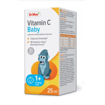 Dr. Max Vitamin C Baby picaturi, 25ml