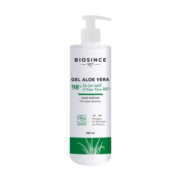 Gel organic cu Aloe Vera 98%, 200ml, Biosince 1975