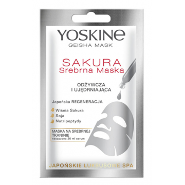 Masca de fata tip servetel pentru fermitate Geisha Mask, 20ml, Yoskine