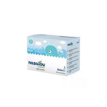 Nasalou Solutie Salina 5 ml, 0 m+, 30 unidoze