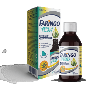 Sirop Faringo Tusiv, 120ml, Terapia