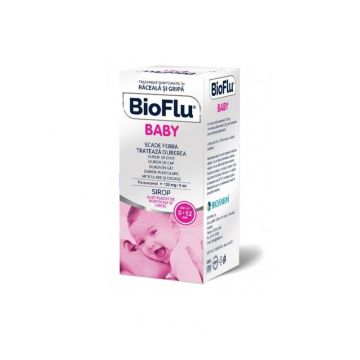 Bioflu Baby 120mg/5ml x 100ml sirop Biofarm
