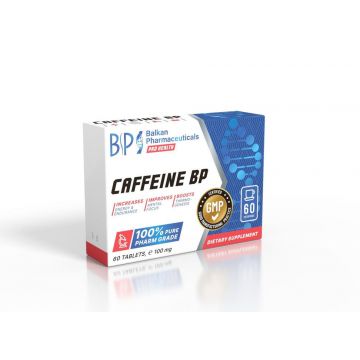 Caffeine BP 100 mg, Balkan Pharmaceuticals, 60 tablete