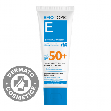 Crema minerala dermo-protectoare SPF50+ Dry and Atopic E, 75ml, Pharmaceris