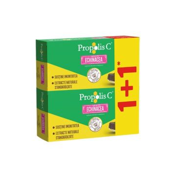 FITERMAN Propolis C + echinaceea,1+1, 30 comprimate pachet