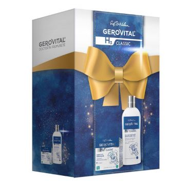 Gerovital H3 Classic Caseta Cadou : Crema Lift Hidratanta de zi 50 ml + Emulsie hidratanta demachianta 2 in 1 200 ml