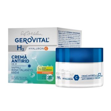 Gerovital H3 Hyaluron C Crema antirid de zi 50 ml