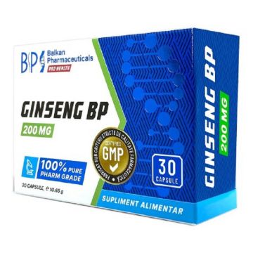 Ginseng BP 200 mg 30 capsule Balkan Pharmaceuticals