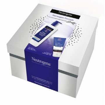 Neutrogena Pachet Lotiune de corp intens hidratanta 400 ml + Crema de maini 75 ml