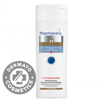 Sampon pentru stimularea cresterii parului si antimatreata Stimuclaris H, 250ml, Pharmaceris