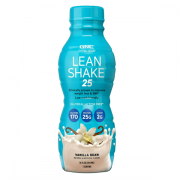 Shake proteic RTD cu Aroma de Vanilie Lean Shake, 414ml, GNC Total Lean