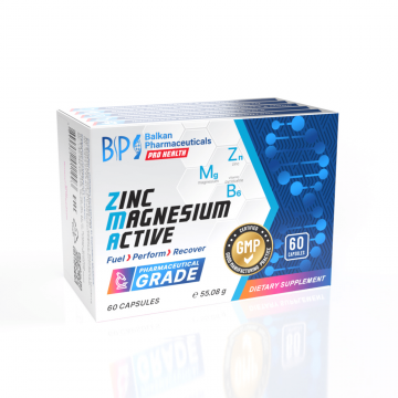 Zinc + Magnesium active 60 capsule Balkan Pharmaceuticals