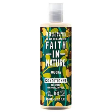 Balsam natural calmant cu jojoba pentru par normal si deteriorat, 400ml, Faith in Nature