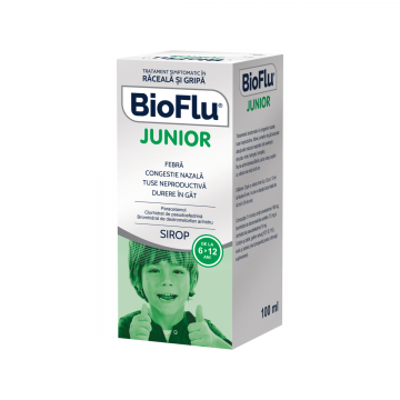 Bioflu Junior sirop, 100 ml, Biofarm