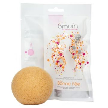 Burete Konjac exfoliant si regenerant pentru fata Ma Bonne Fee, 1 bucata, Omum