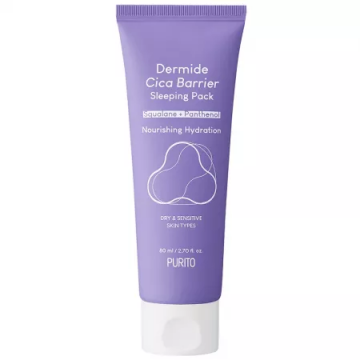 Crema de noapte pentru fata Dermide Cica Barrier, 80ml, Purito