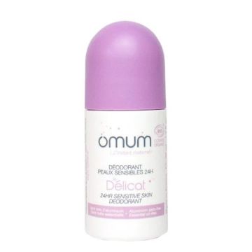 Deodorant organic pentru piele sensibila Le Delicat, 50ml, Omum