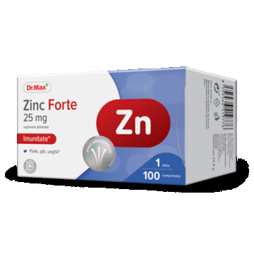 Dr. Max Zinc Forte 25mg, 100 comprimate filmate