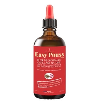 Elixir regenerant contra caderii parului cu ulei de ricin si cheratina pentru par cret, 100ml, Easy Pouss