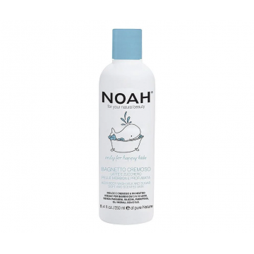 Gel de dus cremos cu lapte si zahar pentru copii, 250ml, Noah