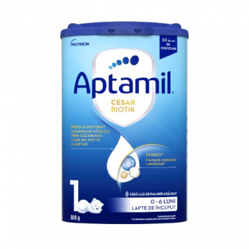 Lapte de inceput 0-6 luni CESAR-BIOTIK 1, 800g, Aptamil