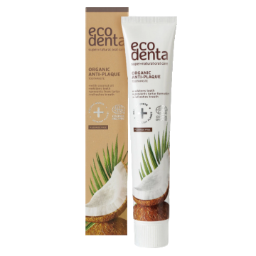 Pasta de dinti antiplaca cu ulei de cocos, 75ml, Ecodenta