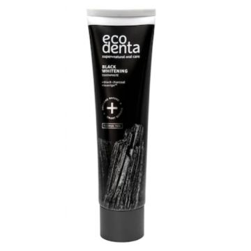 Pasta de dinti pentru albire cu carbune si teavigo Extra Black, 100ml, Ecodenta