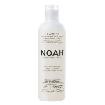 Sampon natural hidratant cu fenicul pentru par uscat fragil si lipsit de stralucire (1.2), 250ml, Noah