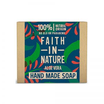 Sapun natural solid cu aloe vera, 100g, Faith in Nature