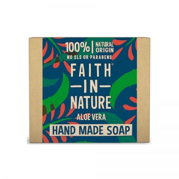 Sapun natural solid cu aloe vera, 100g, Faith in Nature