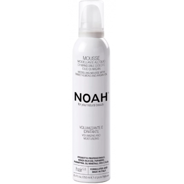 Spuma naturala modelatoare pentru par cu ulei de argan, 250ml, Noah