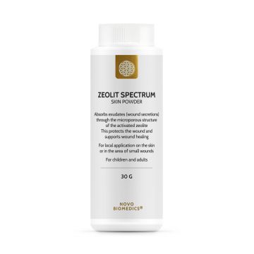 Zeolit Spectrum Pudra pentru piele, 30g, Novo Biomedics Zeolit Spectrum Pudra pentru piele, 30g, Novo Biomedics