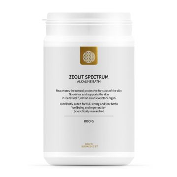 Zeolit Spectrum Sare de baie alcalina, 800g, Novo Biomedics Zeolit Spectrum Sare de baie alcalina, 800g, Novo Biomedics