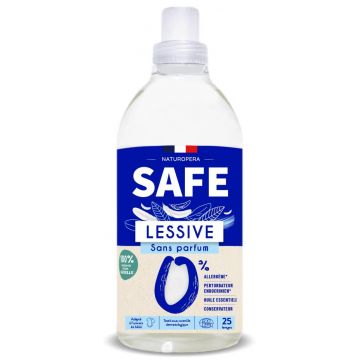 Detergent bio pentru rufe fara parfum sau alergeni, 1l, Safe