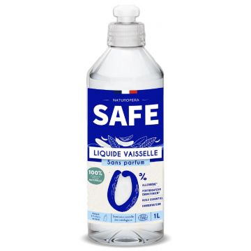 Detergent bio pentru vase fara parfum sau alergeni, 1l, Safe