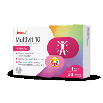 Dr. Max Multivit 10, 30 comprimate filmate