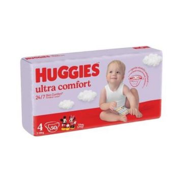 Huggies Scutece Ultra Comfort Jumbo, Nr.4, 17-18kg, 50 bucati