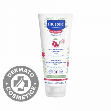 Lapte de corp hidratant pentru piele sensibila, 200ml, Mustela