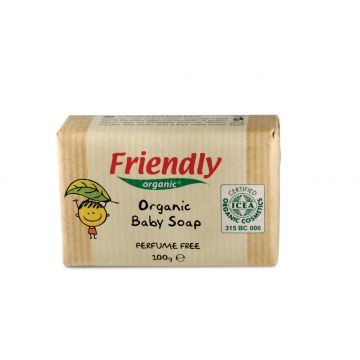 Sapun solid pentru bebe, 100g, Friendly Organic