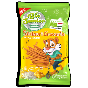 Sticksuri fara gluten Bio, 45g, Bio Junior