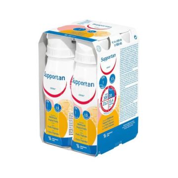 Supportan Drink fructe tropicale, 4 flacoane EasyBottle, 200 ml