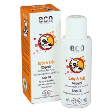 Ulei masaj 100% organic cu rodie si catina,100ml, Eco Cosmetics