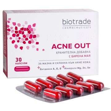 Acne Out, 30 capsule, Biotrade